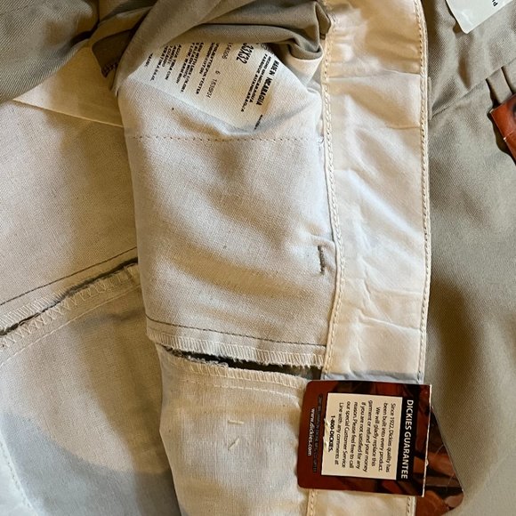 Dickies Pleated Work Pants with Cell Phone Pocket - Picture 11 of 11